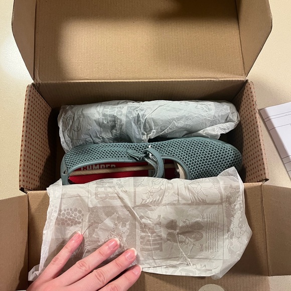 Camper Teal Mary Jane Shoes - Picture 2 of 3